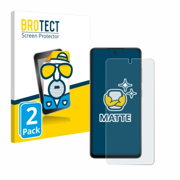 Face avant d’un emballage produit avec le logo de la marque BROTECT. À côté, l’appareil Samsung Galaxy A52s 5G est représenté 