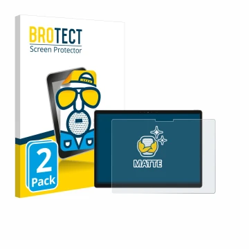 Face avant d’un emballage produit avec le logo de la marque BROTECT. À côté, l’appareil Dell Latitude 7320 Detachable est repr