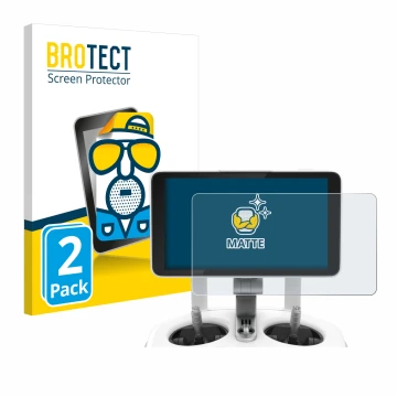 Face avant d’un emballage produit avec le logo de la marque BROTECT. À côté, l’appareil DJI Phantom 4 Pro+/Adv+ 5.5