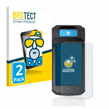 Face avant d’un emballage produit avec le logo de la marque BROTECT. À côté, l’appareil Accu-Chek Insight mit DBLG1 est représ