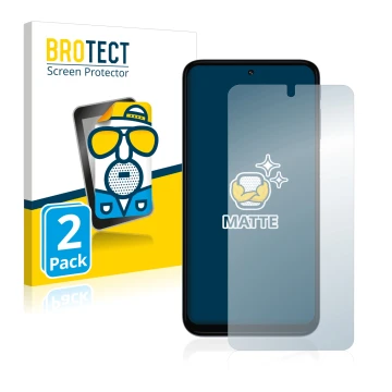 Face avant d’un emballage produit avec le logo de la marque BROTECT. À côté, l’appareil Motorola Moto G31 est représenté avec 