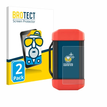 Face avant d’un emballage produit avec le logo de la marque BROTECT. À côté, l’appareil Launch SRDs SmartLink est représenté a