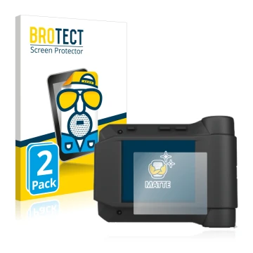 Face avant d’un emballage produit avec le logo de la marque BROTECT. À côté, l’appareil Swissphone s.Quad X35 est représenté a