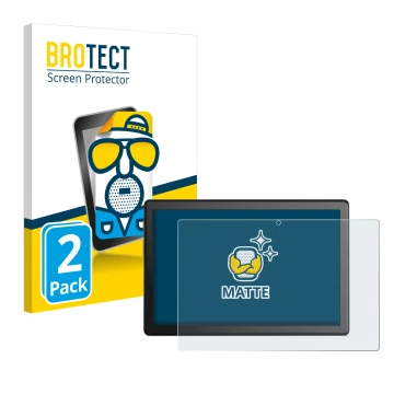 Face avant d’un emballage produit avec le logo de la marque BROTECT. À côté, l’appareil emporia TAB 1 10.1