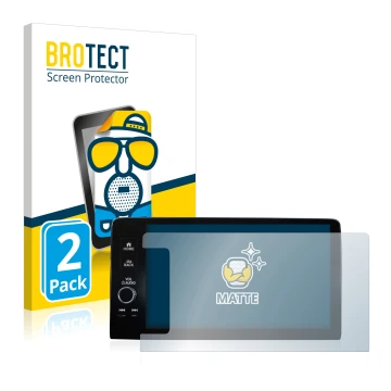 Face avant d’un emballage produit avec le logo de la marque BROTECT. À côté, l’appareil Honda HR-V 2022 Navigationssystem cond