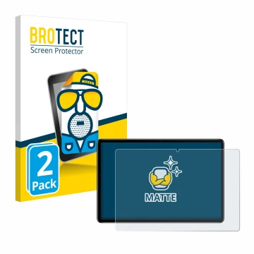 Face avant d’un emballage produit avec le logo de la marque BROTECT. À côté, l’appareil Blackview Oscal Pad 10 est représenté 