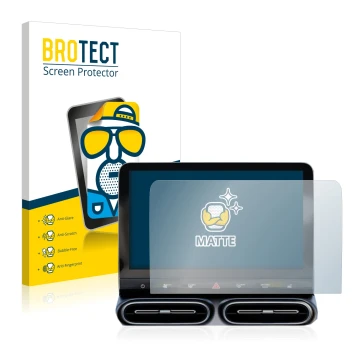 Face avant d’un emballage produit avec le logo de la marque BROTECT. À côté, l’appareil Smart #1 Pro+ 12,8