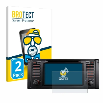 Face avant d’un emballage produit avec le logo de la marque BROTECT. À côté, l’appareil Xtrons IQ7039B est représenté avec la 