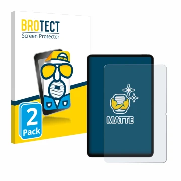 Face avant d’un emballage produit avec le logo de la marque BROTECT. À côté, l’appareil Xiaomi Pad 6 est représenté avec la pr