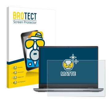 Face avant d’un emballage produit avec le logo de la marque BROTECT. À côté, l’appareil Dell Precision 7680 Non-Touch est repr