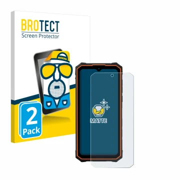 Face avant d’un emballage produit avec le logo de la marque BROTECT. À côté, l’appareil Hotwav Cyber 13 Pro est représenté ave