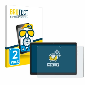 Face avant d’un emballage produit avec le logo de la marque BROTECT. À côté, l’appareil Facetel Q6 est représenté avec la prot