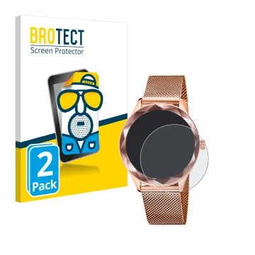 Face avant d’un emballage produit avec le logo de la marque BROTECT. À côté, l’appareil Lotus SMARTIME 50036/1 est représenté 