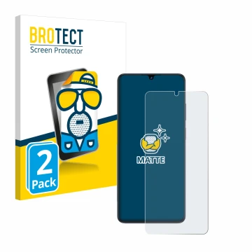 Face avant d’un emballage produit avec le logo de la marque BROTECT. À côté, l’appareil ZTE Blade V50 Vita est représenté avec