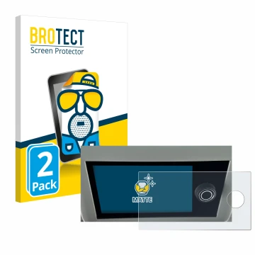 Face avant d’un emballage produit avec le logo de la marque BROTECT. À côté, l’appareil Volkswagen California 6.1 est représen