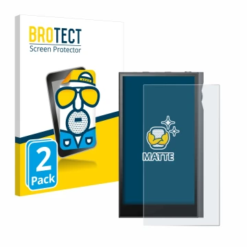 Face avant d’un emballage produit avec le logo de la marque BROTECT. À côté, l’appareil Astell&Kern Kann Ultra est représenté 