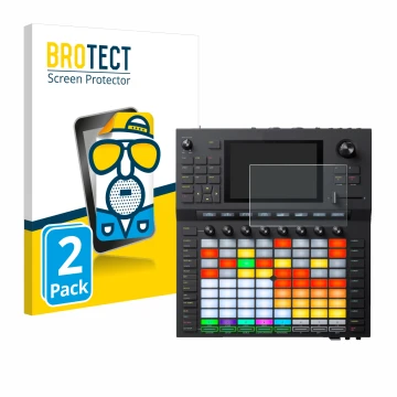 Face avant d’un emballage produit avec le logo de la marque BROTECT. À côté, l’appareil Akai Force est représenté avec la prot