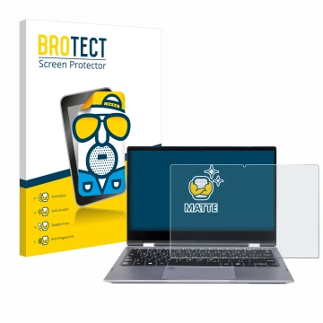 Face avant d’un emballage produit avec le logo de la marque BROTECT. À côté, l’appareil Wortmann Terra Mobile 360-13U est repr