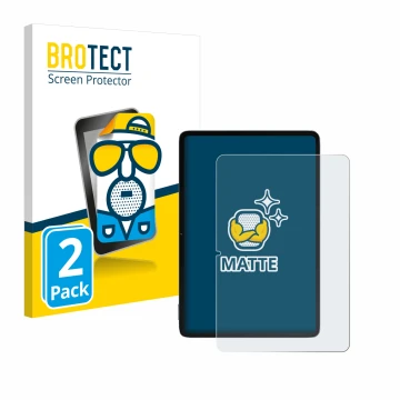 Face avant d’un emballage produit avec le logo de la marque BROTECT. À côté, l’appareil Xiaomi Pad 6S Pro 12.4