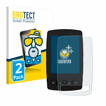Face avant d’un emballage produit avec le logo de la marque BROTECT. À côté, l’appareil TwoNav Aventura 2 Plus est représenté 