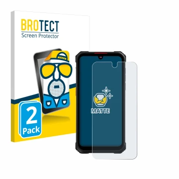 Face avant d’un emballage produit avec le logo de la marque BROTECT. À côté, l’appareil Hotwav Cyber 9 Pro est représenté avec
