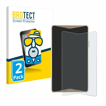 Face avant d’un emballage produit avec le logo de la marque BROTECT. À côté, l’appareil ELLIPAL Titan 2.0 Cold Wallet est repr