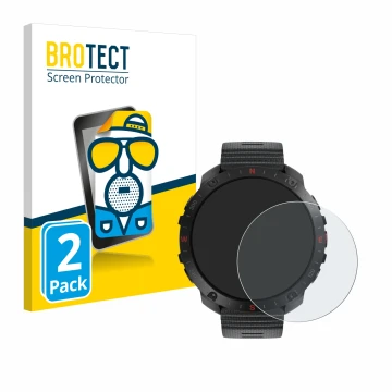 Face avant d’un emballage produit avec le logo de la marque BROTECT. À côté, l’appareil Polar Grit X2 Pro est représenté avec 