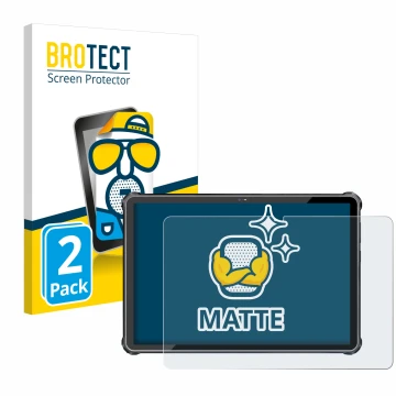 Face avant d’un emballage produit avec le logo de la marque BROTECT. À côté, l’appareil Oukitel RT6 est représenté avec la pro