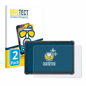 Face avant d’un emballage produit avec le logo de la marque BROTECT. À côté, l’appareil Oukitel RT8 est représenté avec la pro