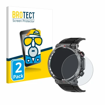 Face avant d’un emballage produit avec le logo de la marque BROTECT. À côté, l’appareil Iowodo W50 1.39
