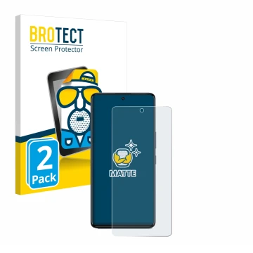Face avant d’un emballage produit avec le logo de la marque BROTECT. À côté, l’appareil Infinix GT 20 Pro est représenté avec 