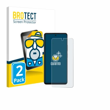 Face avant d’un emballage produit avec le logo de la marque BROTECT. À côté, l’appareil Oppo A79 5G est représenté avec la pro