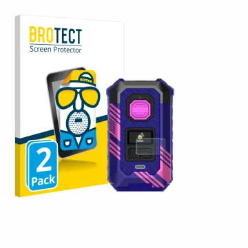 Face avant d’un emballage produit avec le logo de la marque BROTECT. À côté, l’appareil Vaporesso Armour Max est représenté av