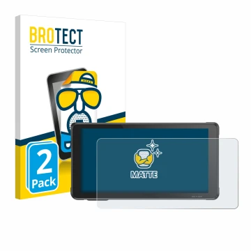 Face avant d’un emballage produit avec le logo de la marque BROTECT. À côté, l’appareil Interphone RideSync Sync55 est représe