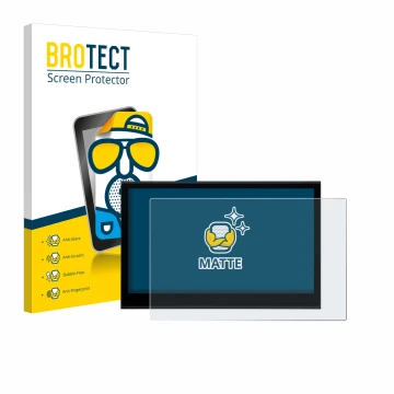 Face avant d’un emballage produit avec le logo de la marque BROTECT. À côté, l’appareil Wacom Movink 13 est représenté avec la