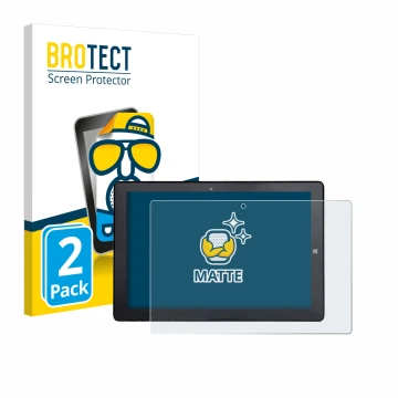 Face avant d’un emballage produit avec le logo de la marque BROTECT. À côté, l’appareil Awow AiBook 10 est représenté avec la 