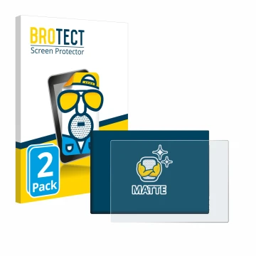 Face avant d’un emballage produit avec le logo de la marque BROTECT. À côté, l’appareil G-STORY 10.1