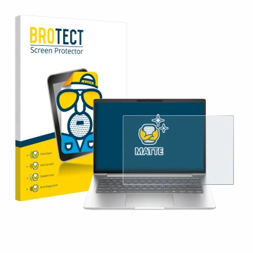 Face avant d’un emballage produit avec le logo de la marque BROTECT. À côté, l’appareil HP ProBook 440 G11 est représenté avec