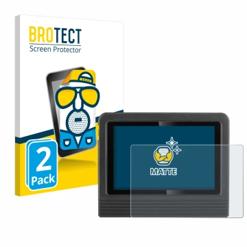 Face avant d’un emballage produit avec le logo de la marque BROTECT. À côté, l’appareil Launch X-431 V + Pro 5.0 10.1