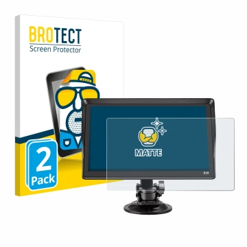 Face avant d’un emballage produit avec le logo de la marque BROTECT. À côté, l’appareil Xgody X10 9