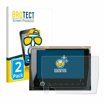 Face avant d’un emballage produit avec le logo de la marque BROTECT. À côté, l’appareil Xzent F-285 est représenté avec la pro
