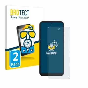 Face avant d’un emballage produit avec le logo de la marque BROTECT. À côté, l’appareil Hotwav Note 12 est représenté avec la 