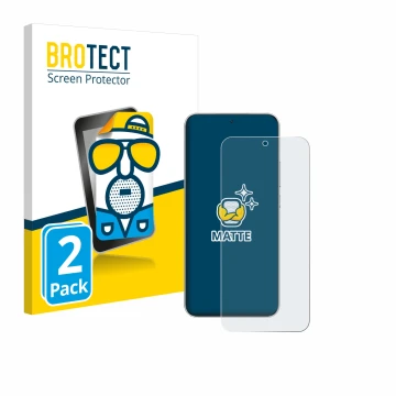 Face avant d’un emballage produit avec le logo de la marque BROTECT. À côté, l’appareil Honor Magic 7 est représenté avec la p