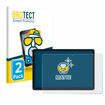 Face avant d’un emballage produit avec le logo de la marque BROTECT. À côté, l’appareil Feonal D106 10.1