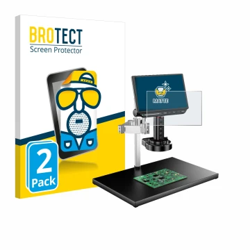 Face avant d’un emballage produit avec le logo de la marque BROTECT. À côté, l’appareil Tomlov TM4K-AF-MAX est représenté avec