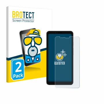 Face avant d’un emballage produit avec le logo de la marque BROTECT. À côté, l’appareil Bigme Hibreak E INK est représenté ave