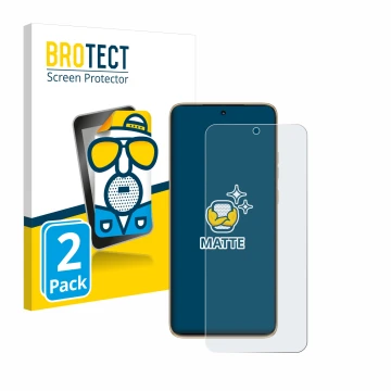 Face avant d’un emballage produit avec le logo de la marque BROTECT. À côté, l’appareil Motorola Edge 50 Neo est représenté av