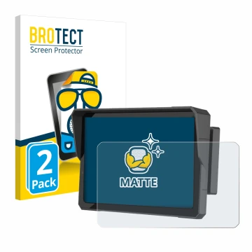 Face avant d’un emballage produit avec le logo de la marque BROTECT. À côté, l’appareil Carpuride W702B Pro 7