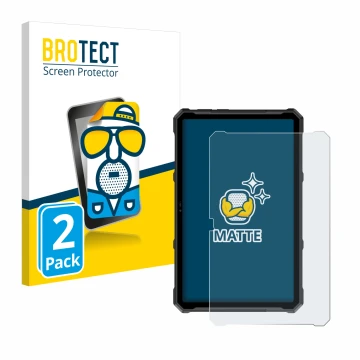 Face avant d’un emballage produit avec le logo de la marque BROTECT. À côté, l’appareil Ulefone Armor Pad 4 Ultra est représen