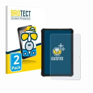 Face avant d’un emballage produit avec le logo de la marque BROTECT. À côté, l’appareil Hotwav R8 est représenté avec la prote